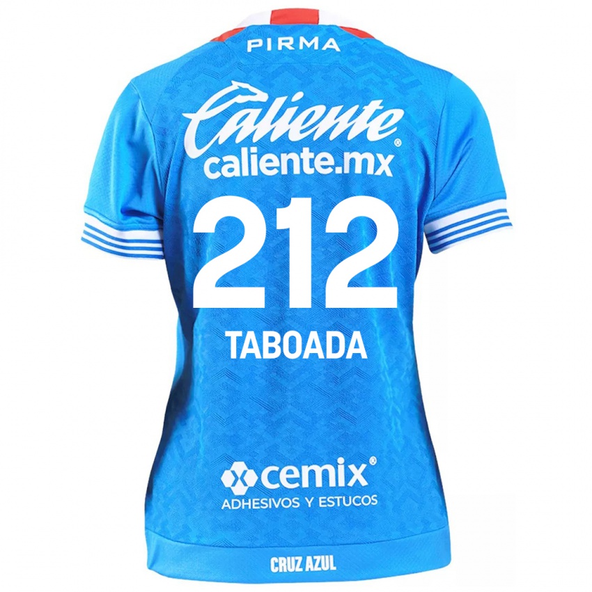 Kinderen Víctor Taboada #212 Hemelsblauw Thuisshirt Thuistenue 2024/25 T-Shirt