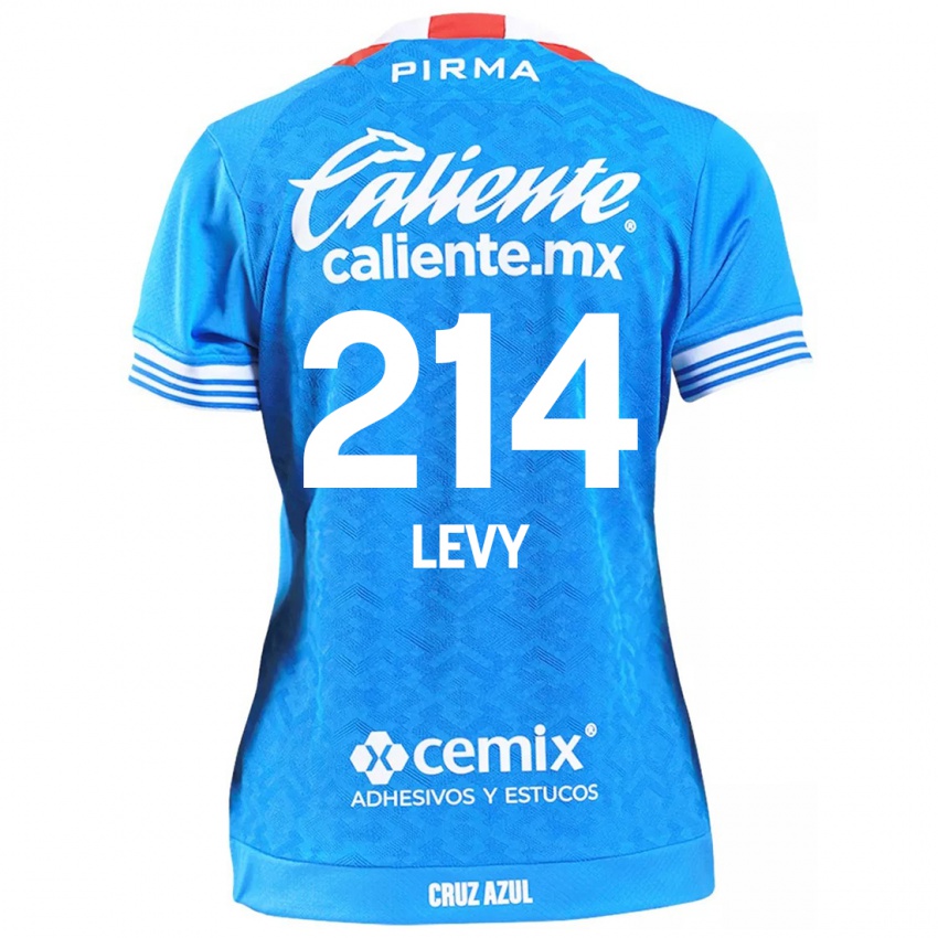 Kinderen Mateo Levy #214 Hemelsblauw Thuisshirt Thuistenue 2024/25 T-Shirt