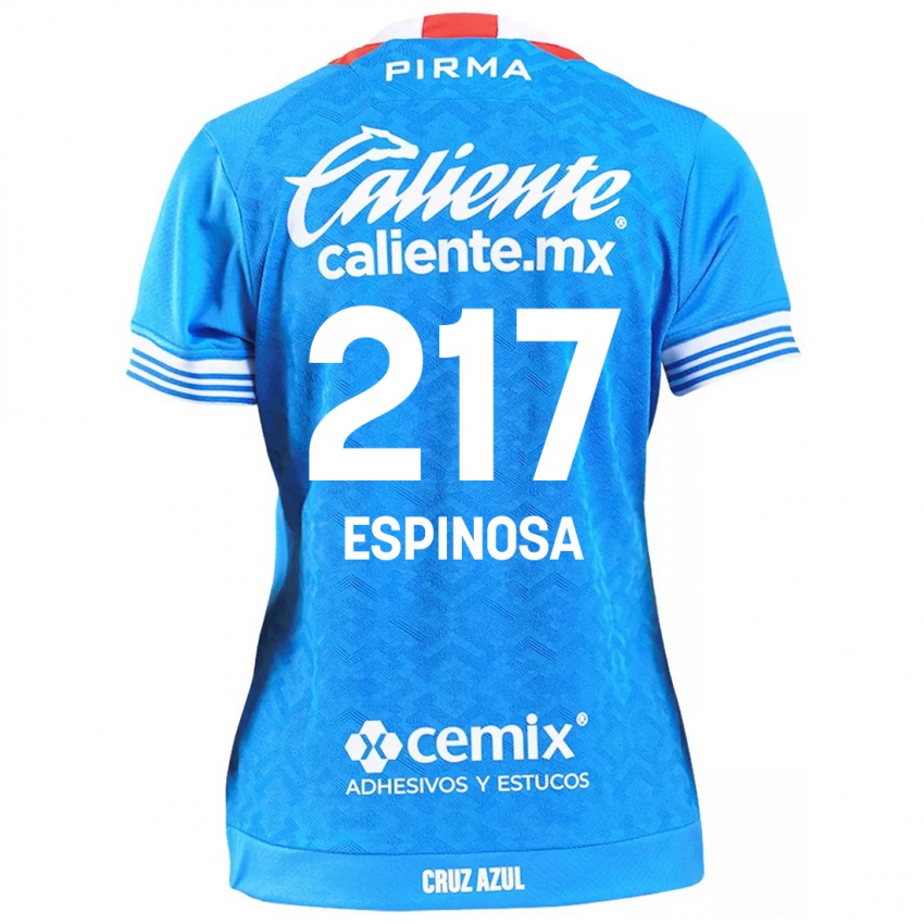 Kinderen Samuel Espinosa #217 Hemelsblauw Thuisshirt Thuistenue 2024/25 T-Shirt