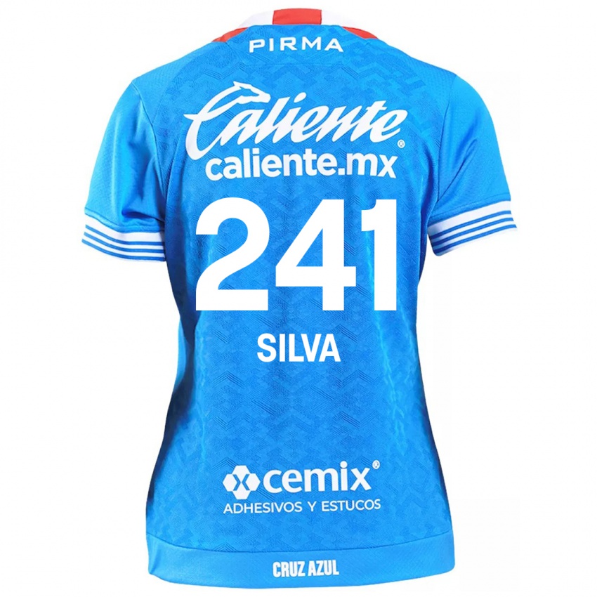 Kinderen Iván Silva #241 Hemelsblauw Thuisshirt Thuistenue 2024/25 T-Shirt