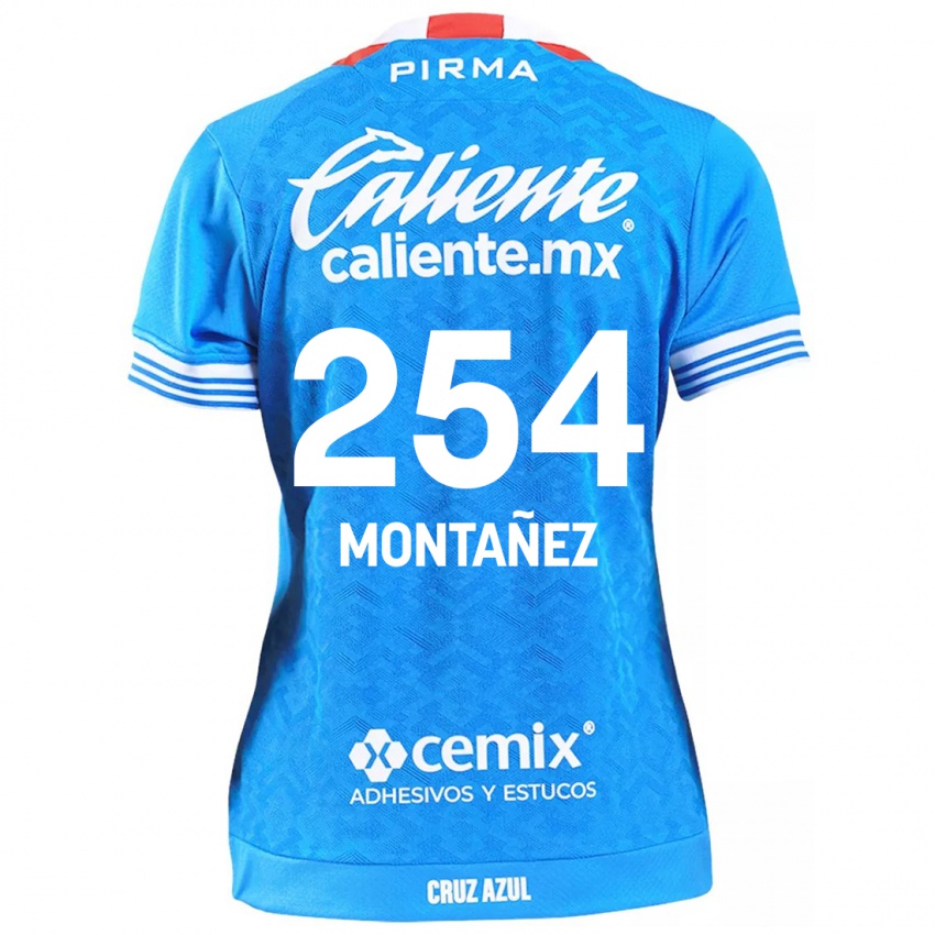 Kinderen Humberto Montañez #254 Hemelsblauw Thuisshirt Thuistenue 2024/25 T-Shirt