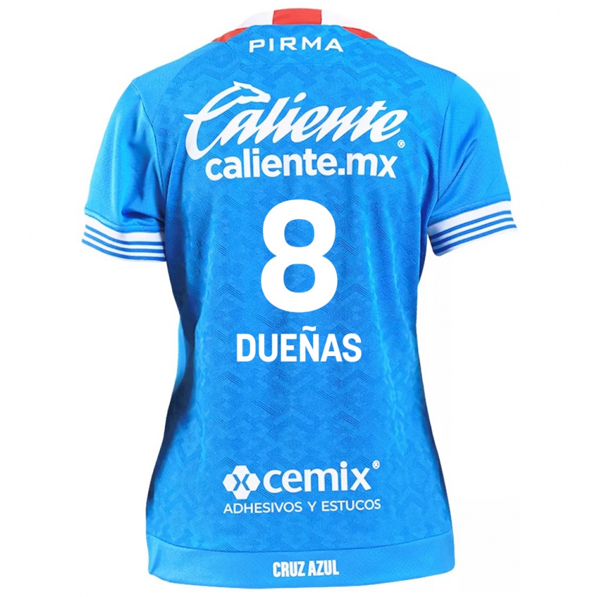 Kinderen Jesus Duenas #8 Hemelsblauw Thuisshirt Thuistenue 2024/25 T-Shirt