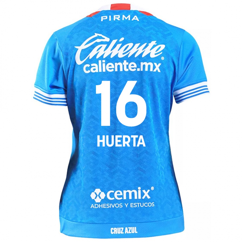 Kinderen Ana Gabriela Huerta #16 Hemelsblauw Thuisshirt Thuistenue 2024/25 T-Shirt