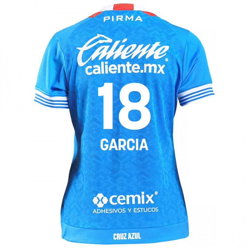 Kinderen Diana Garcia #18 Hemelsblauw Thuisshirt Thuistenue 2024/25 T-Shirt