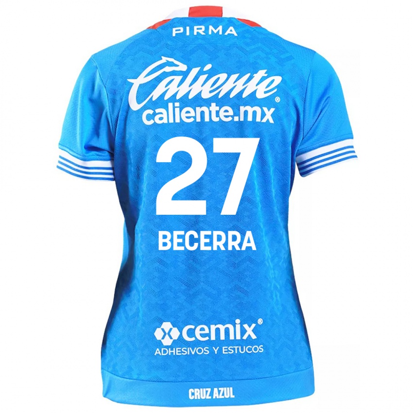 Kinderen Ana Becerra #27 Hemelsblauw Thuisshirt Thuistenue 2024/25 T-Shirt