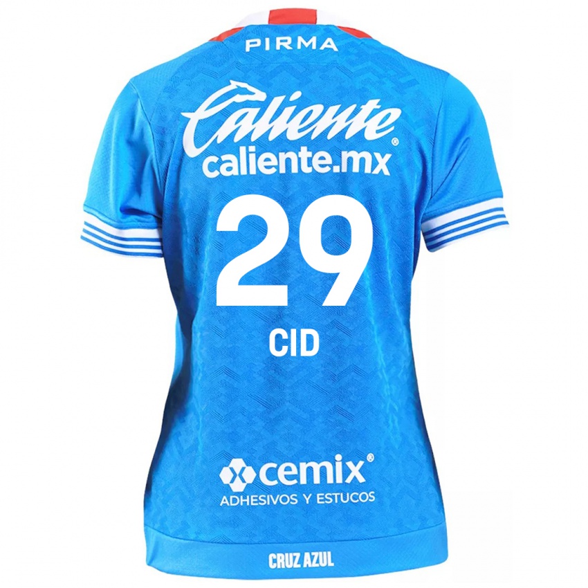 Kinderen Claudia Cid #29 Hemelsblauw Thuisshirt Thuistenue 2024/25 T-Shirt