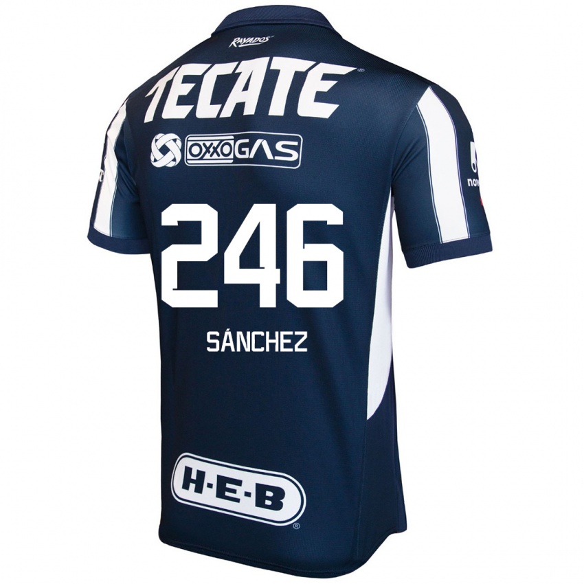 Kinderen Diego Sánchez #246 Blauw Rood Wit Thuisshirt Thuistenue 2024/25 T-Shirt