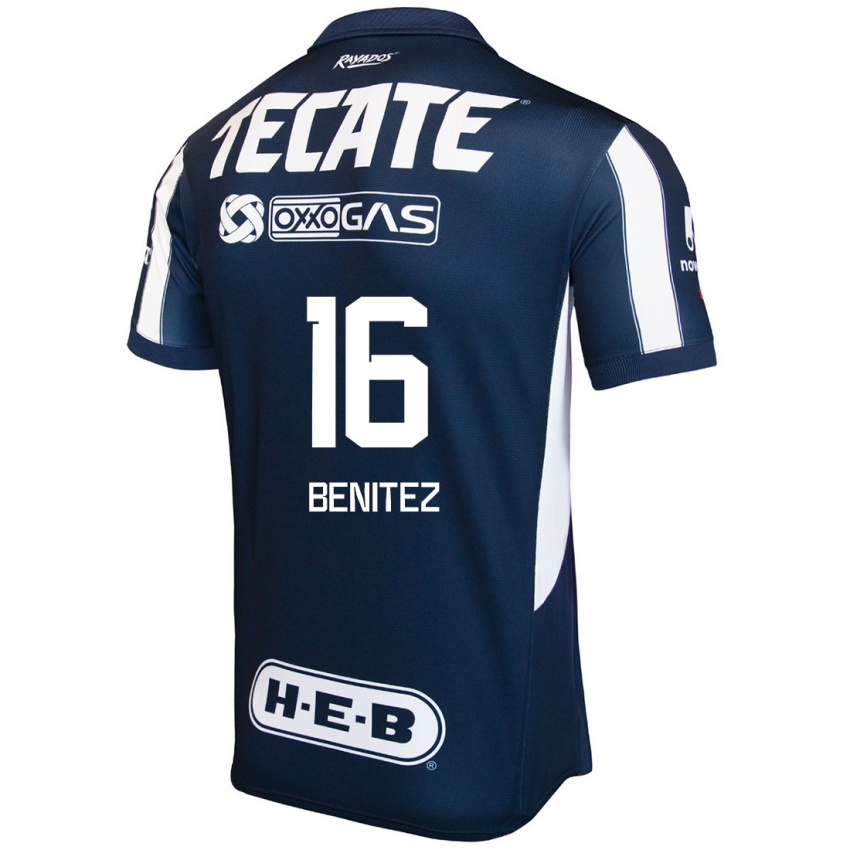 Kinderen Xanic Benitez #16 Blauw Rood Wit Thuisshirt Thuistenue 2024/25 T-Shirt