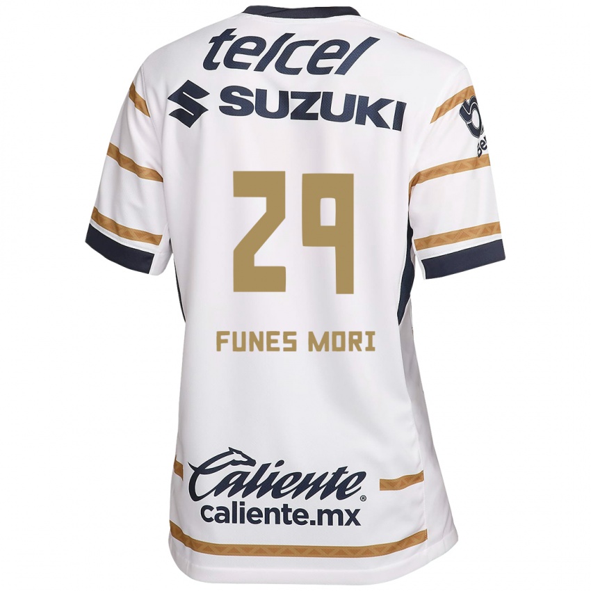 Kinderen Rogelio Funes Mori #29 Witte Obsidiaan Thuisshirt Thuistenue 2024/25 T-Shirt