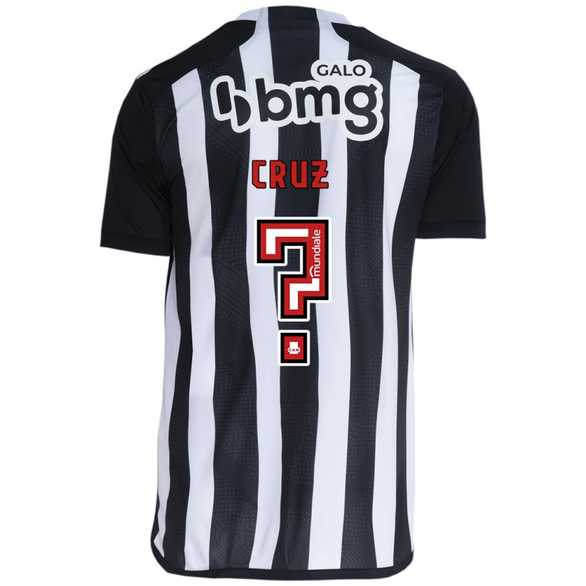 Kinderen Dudu Cruz #0 Wit Zwart Thuisshirt Thuistenue 2024/25 T-Shirt