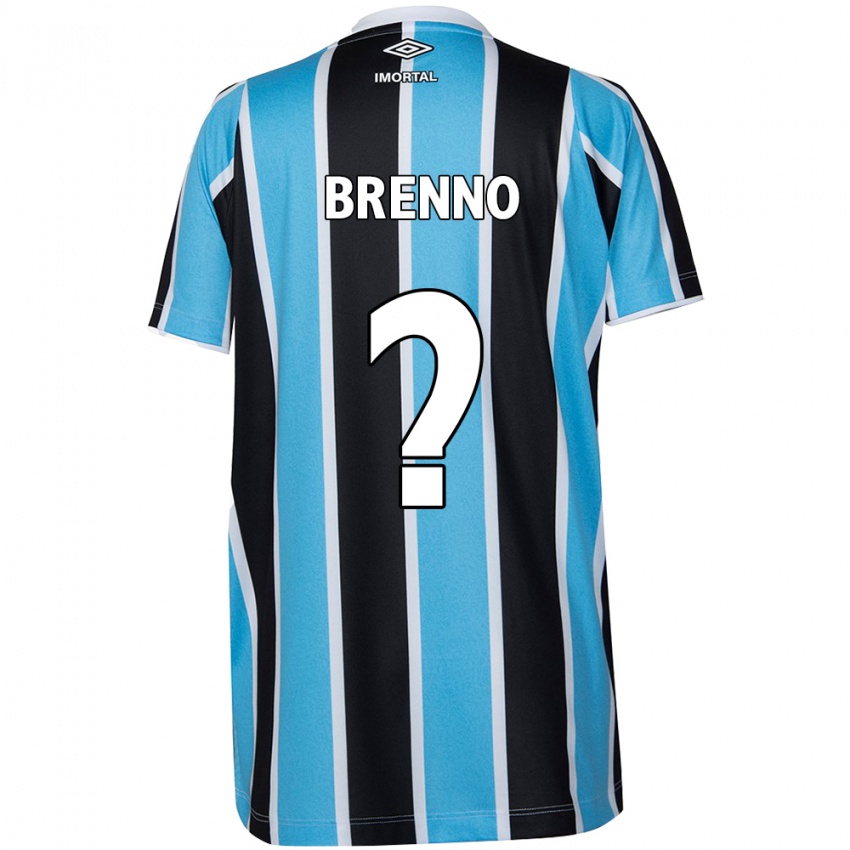 Kinderen Brenno #0 Blauw Zwart Wit Thuisshirt Thuistenue 2024/25 T-Shirt