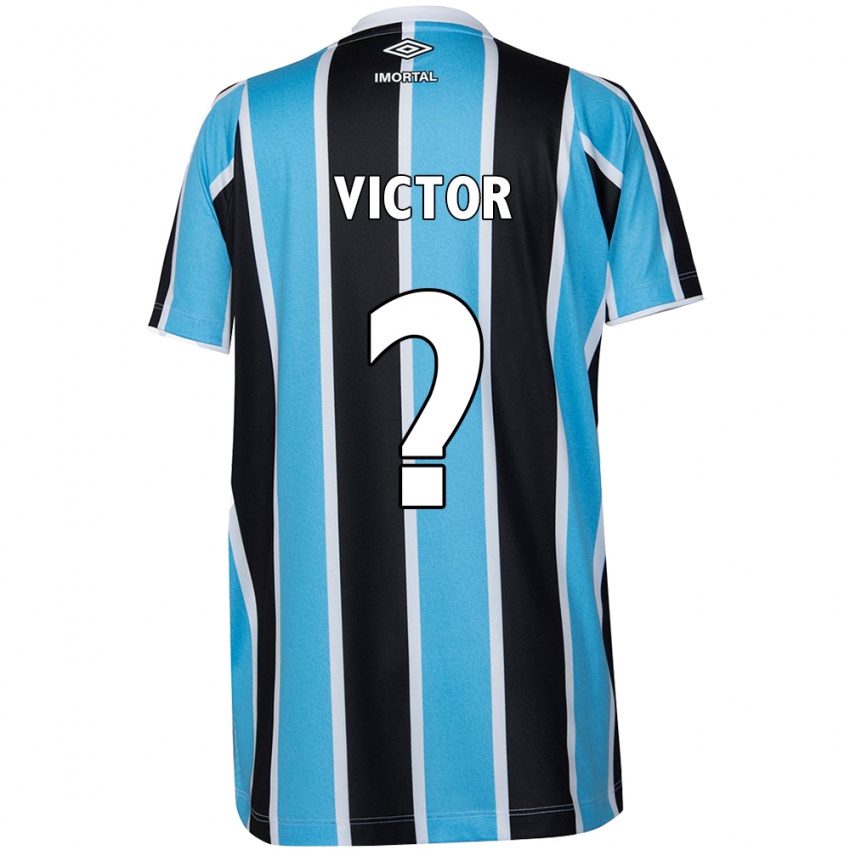 Kinderen João Victor Castelo #0 Blauw Zwart Wit Thuisshirt Thuistenue 2024/25 T-Shirt