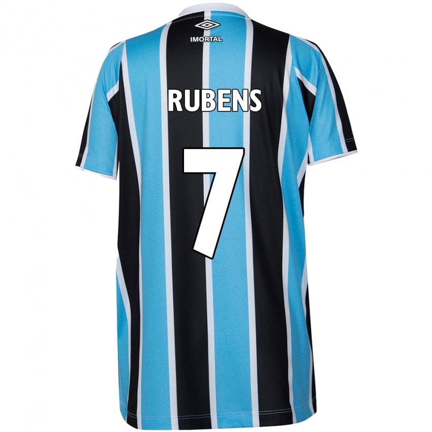 Kinderen Rubens #7 Blauw Zwart Wit Thuisshirt Thuistenue 2024/25 T-Shirt