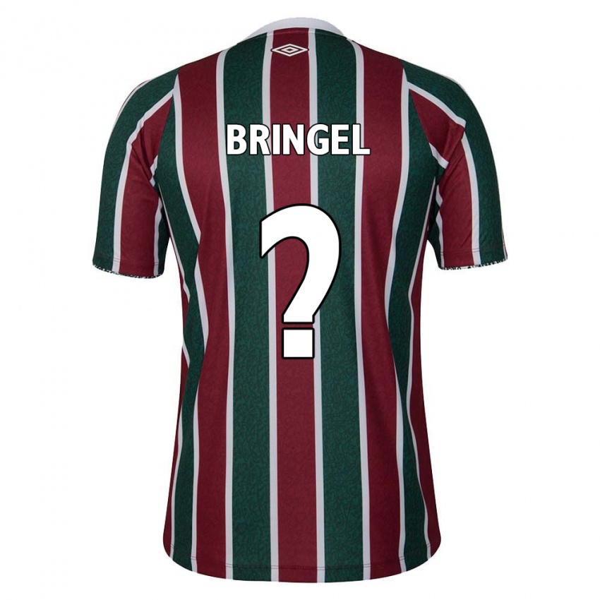 Kinderen Rodrigo Bringel #0 Groen Kastanjebruin Wit Thuisshirt Thuistenue 2024/25 T-Shirt