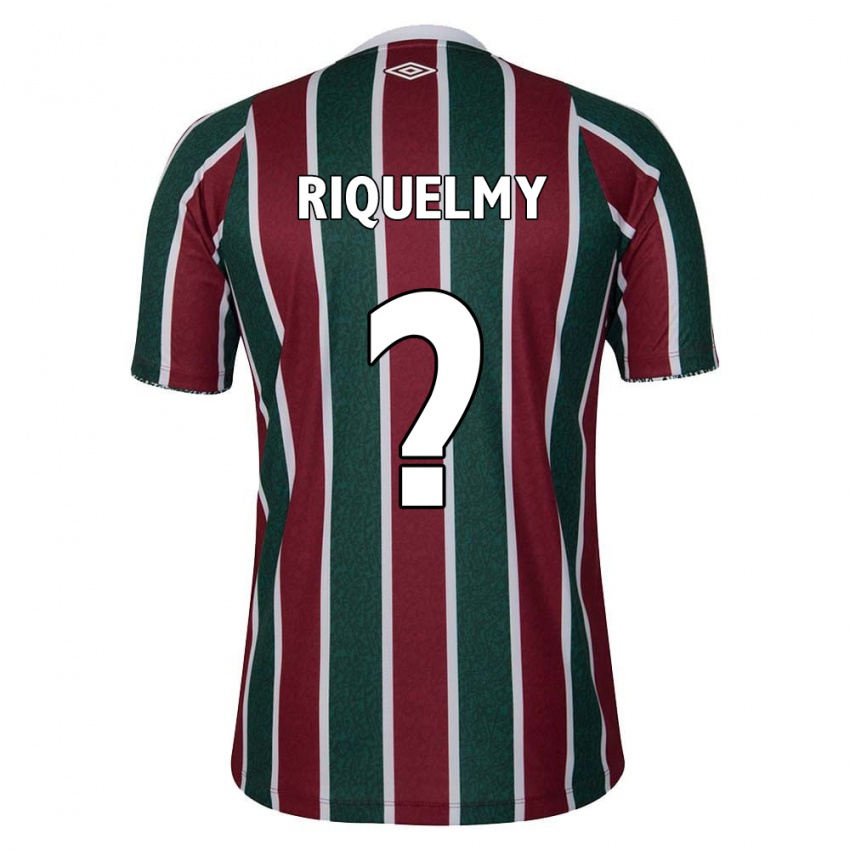 Kinderen Riquelmy #0 Groen Kastanjebruin Wit Thuisshirt Thuistenue 2024/25 T-Shirt