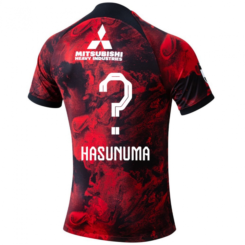 Kinderen Shunsuke Hasunuma #0 Rood Zwart Thuisshirt Thuistenue 2024/25 T-Shirt