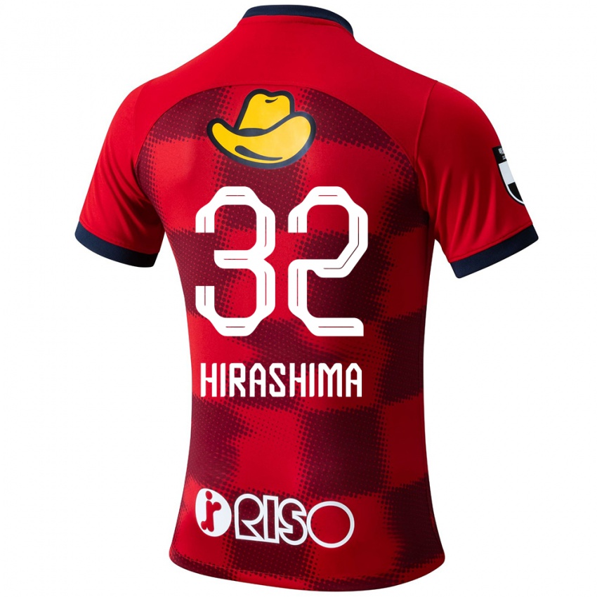 Kinderen Daigo Hirashima #32 Rood Blauw Wit Thuisshirt Thuistenue 2024/25 T-Shirt