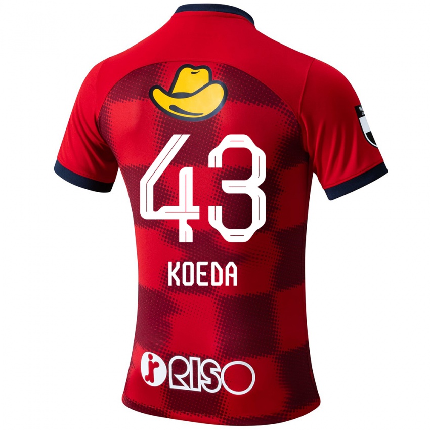 Kinderen Gemma Koeda #43 Rood Blauw Wit Thuisshirt Thuistenue 2024/25 T-Shirt