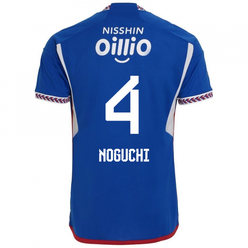 Kinderen Reno Noguchi #4 Blauw Wit Rood Thuisshirt Thuistenue 2024/25 T-Shirt