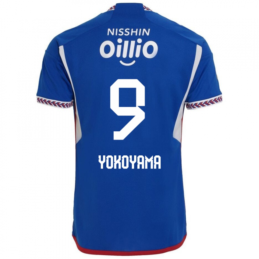 Kinderen Shunsuke Yokoyama #9 Blauw Wit Rood Thuisshirt Thuistenue 2024/25 T-Shirt