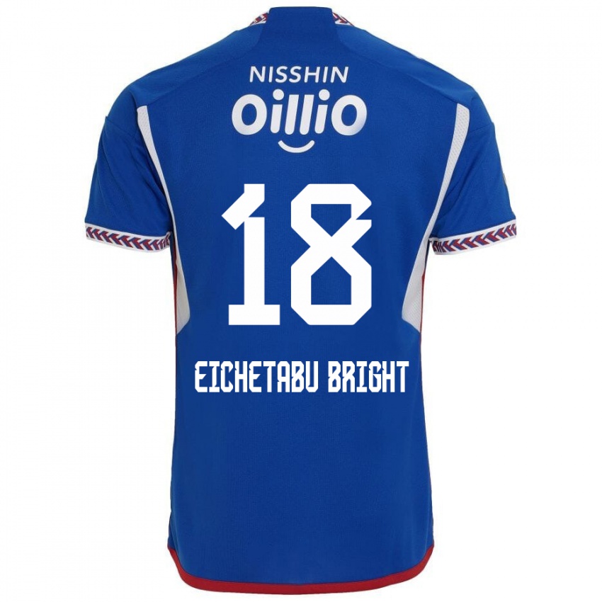 Kinderen Kai Eichetabu Bright #18 Blauw Wit Rood Thuisshirt Thuistenue 2024/25 T-Shirt