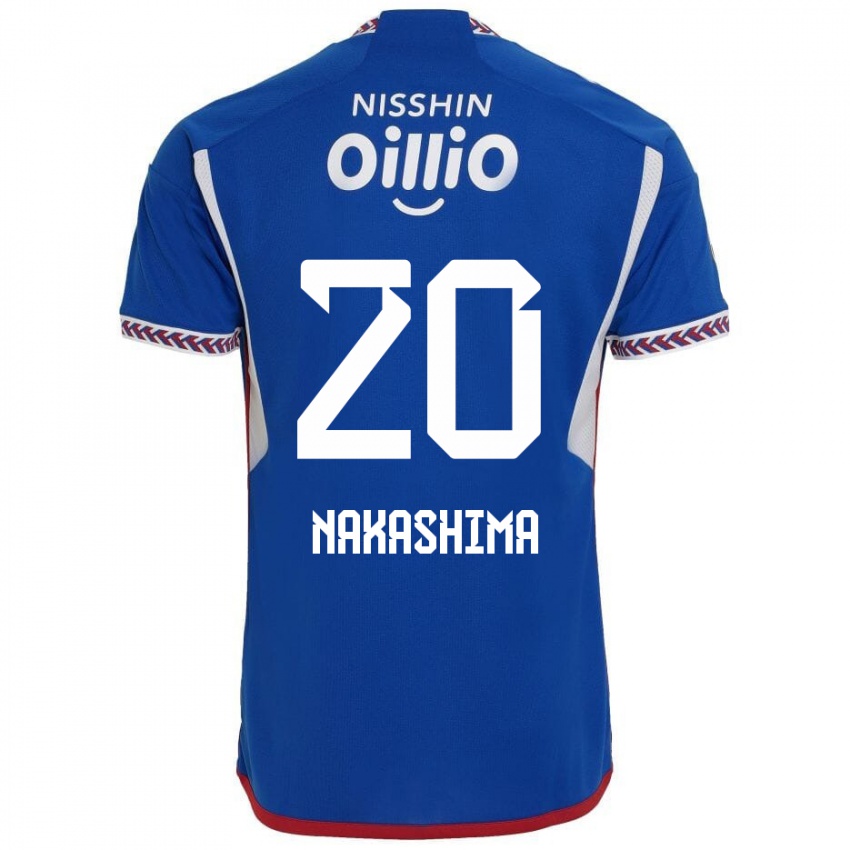 Kinderen Rikuto Nakashima #20 Blauw Wit Rood Thuisshirt Thuistenue 2024/25 T-Shirt