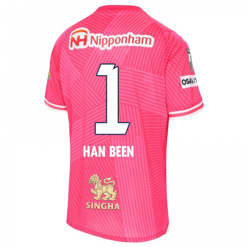 Kinderen Han-Been Yang #1 Roze Wit Thuisshirt Thuistenue 2024/25 T-Shirt