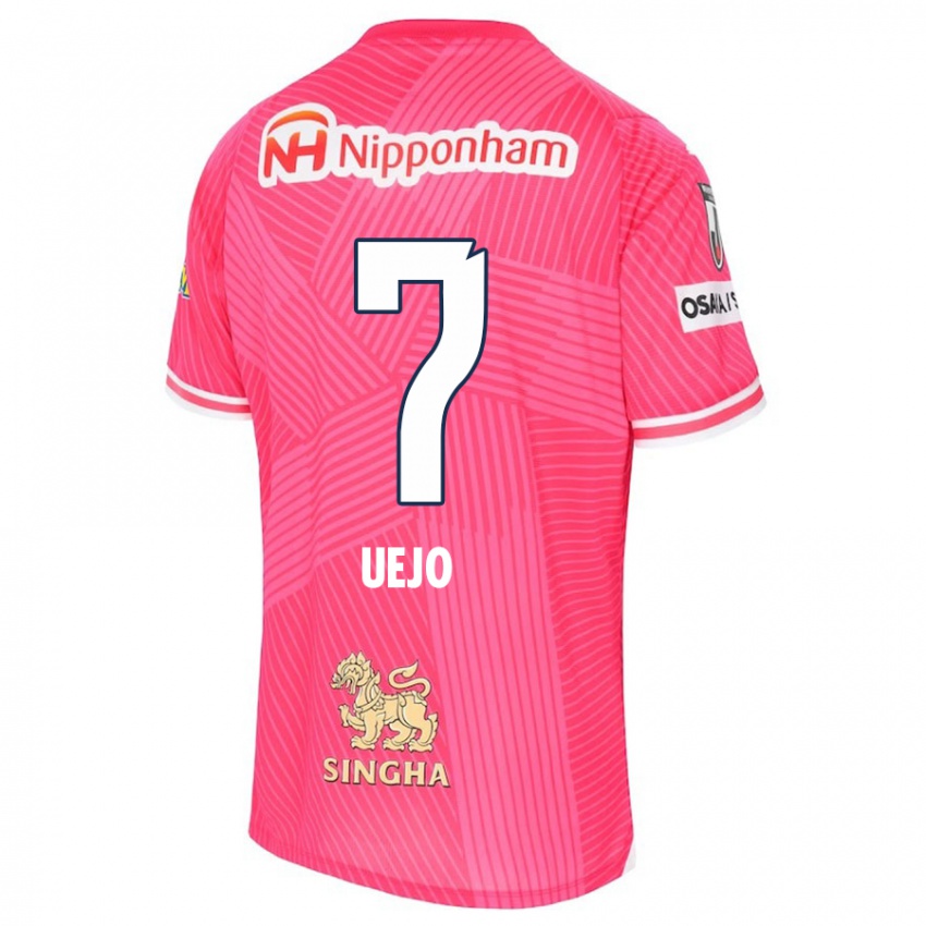 Kinderen Satoki Uejo #7 Roze Wit Thuisshirt Thuistenue 2024/25 T-Shirt