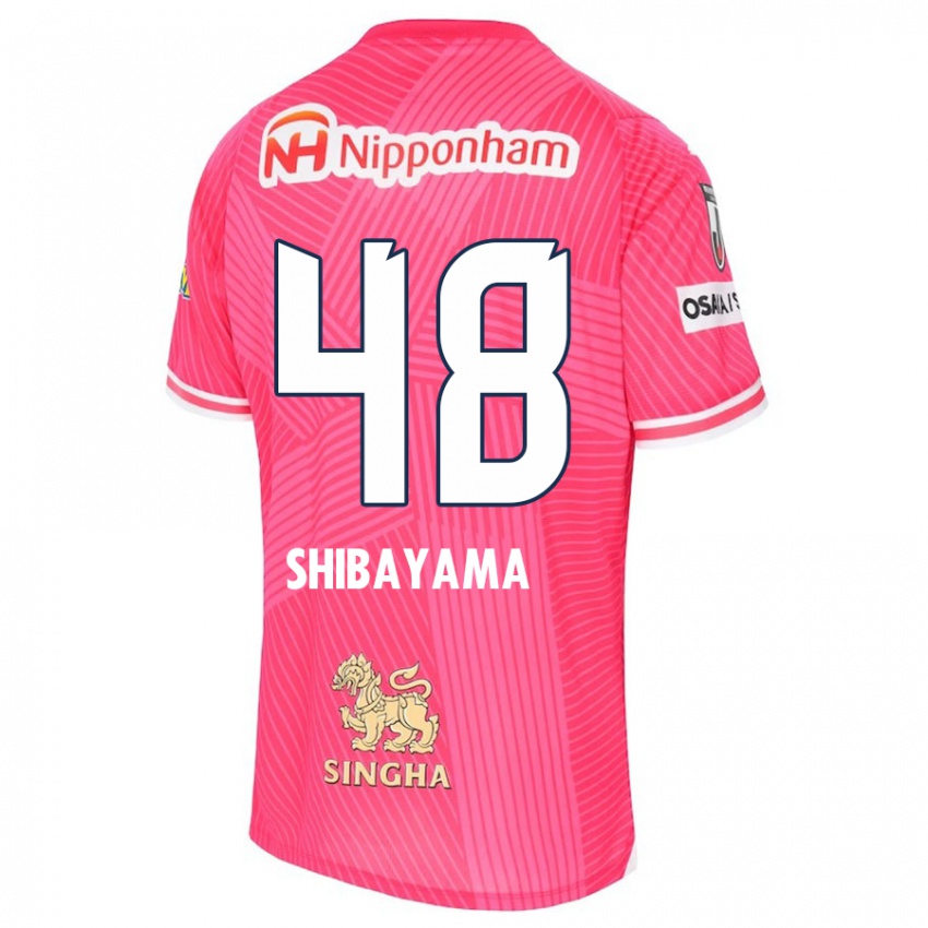 Kinderen Masaya Shibayama #48 Roze Wit Thuisshirt Thuistenue 2024/25 T-Shirt