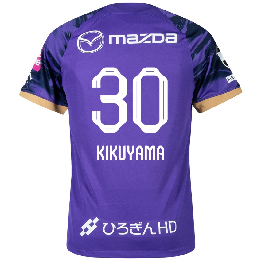 Kinderen Rio Kikuyama #30 Paars Wit Thuisshirt Thuistenue 2024/25 T-Shirt