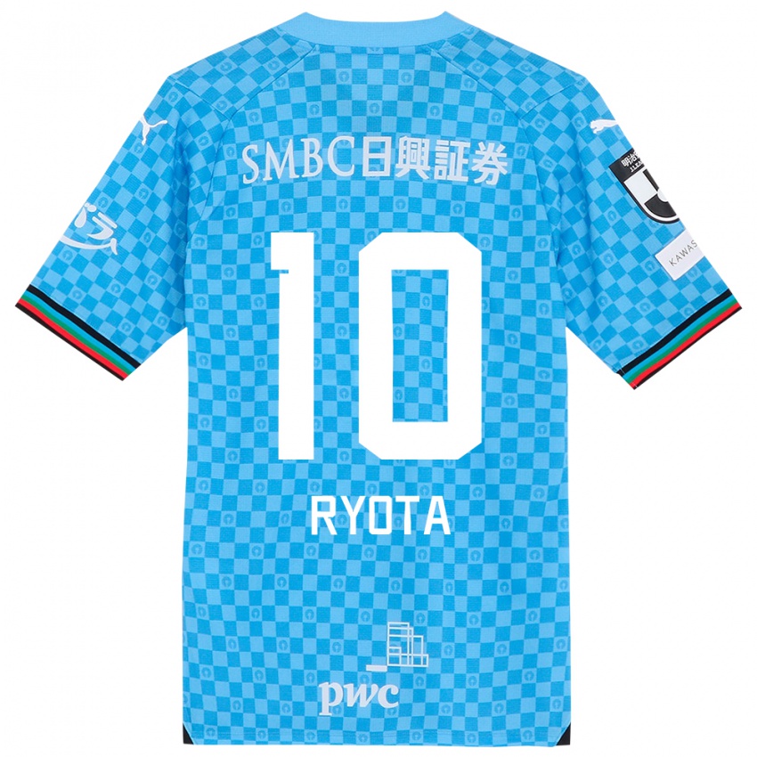 Kinderen Ryota Oshima #10 Azuur Blauw Thuisshirt Thuistenue 2024/25 T-Shirt