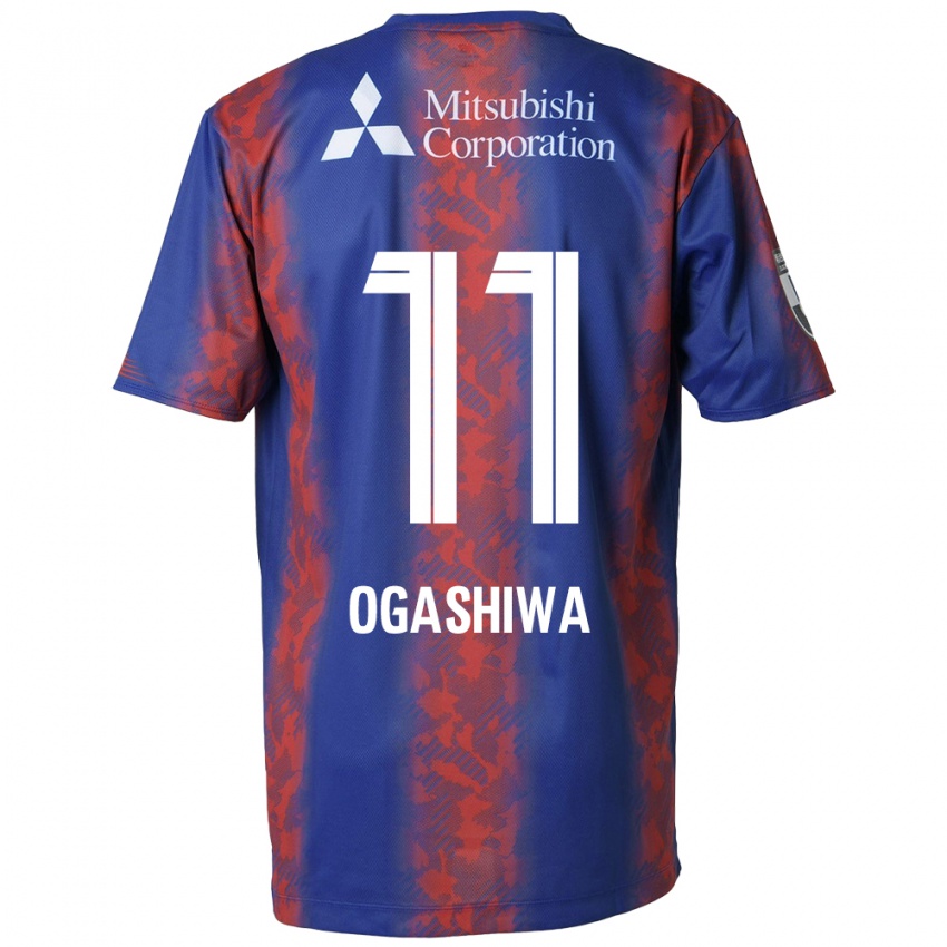 Kinderen Tsuyoshi Ogashiwa #11 Blauw Rood Thuisshirt Thuistenue 2024/25 T-Shirt