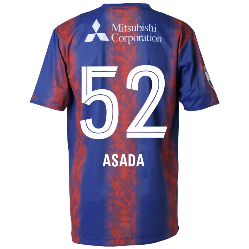 Kinderen Rui Asada #52 Blauw Rood Thuisshirt Thuistenue 2024/25 T-Shirt