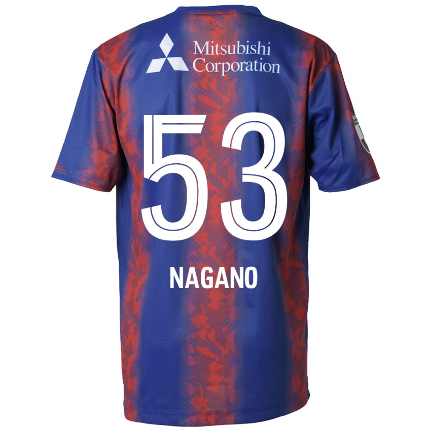 Kinderen Shuto Nagano #53 Blauw Rood Thuisshirt Thuistenue 2024/25 T-Shirt