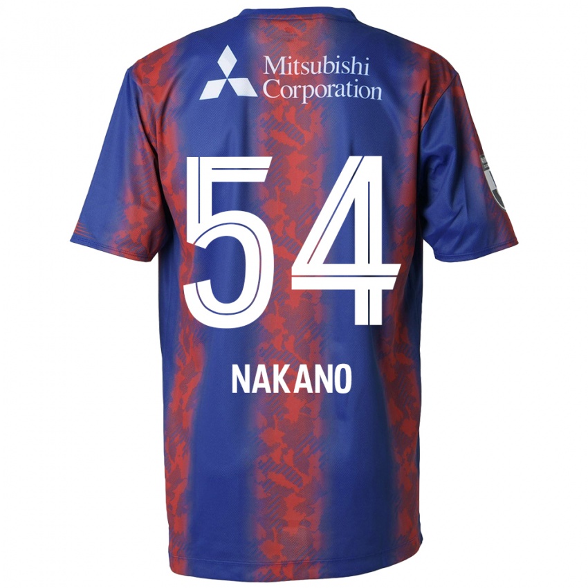 Kinderen Yui Nakano #54 Blauw Rood Thuisshirt Thuistenue 2024/25 T-Shirt