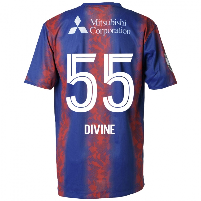 Kinderen Divine Chinedu Otani #55 Blauw Rood Thuisshirt Thuistenue 2024/25 T-Shirt