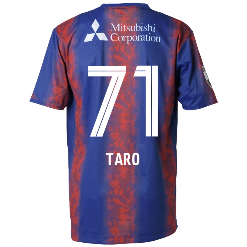 Kinderen Ryotaro Araki #71 Blauw Rood Thuisshirt Thuistenue 2024/25 T-Shirt