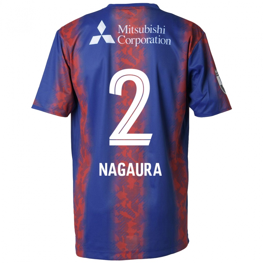 Kinderen Koshi Nagaura #2 Blauw Rood Thuisshirt Thuistenue 2024/25 T-Shirt