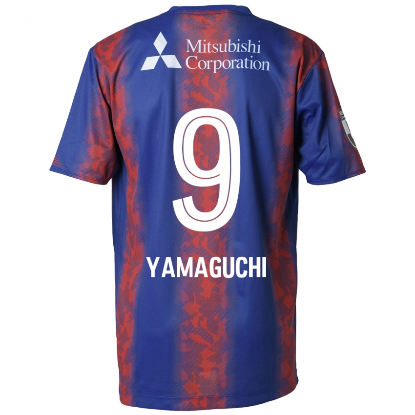 Kinderen Taiyo Yamaguchi #9 Blauw Rood Thuisshirt Thuistenue 2024/25 T-Shirt