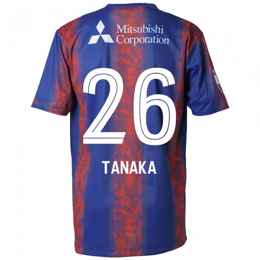 Kinderen Haruto Tanaka #26 Blauw Rood Thuisshirt Thuistenue 2024/25 T-Shirt