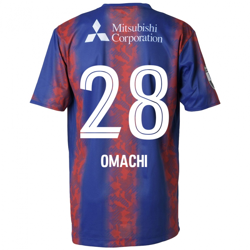 Kinderen Shugo Omachi #28 Blauw Rood Thuisshirt Thuistenue 2024/25 T-Shirt