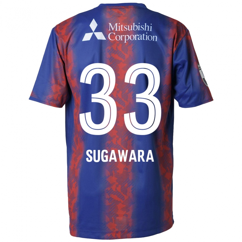 Kinderen Yuta Sugawara #33 Blauw Rood Thuisshirt Thuistenue 2024/25 T-Shirt