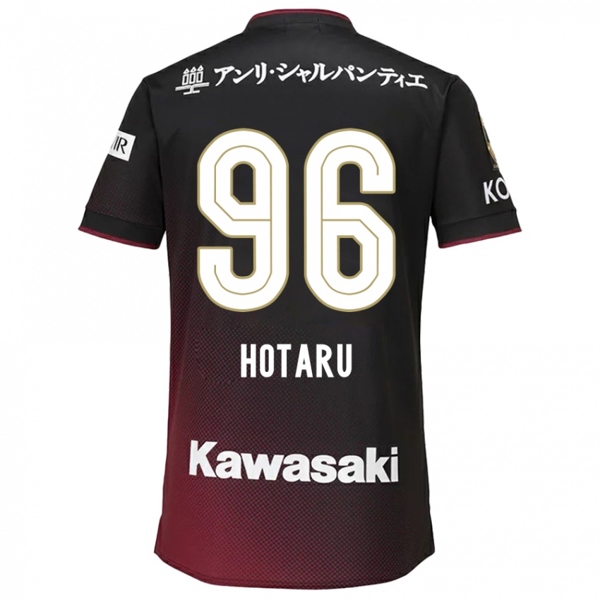 Kinderen Hotaru Yamaguchi #96 Zwart Rood Thuisshirt Thuistenue 2024/25 T-Shirt