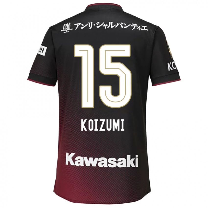 Kinderen Fuga Koizumi #15 Zwart Rood Thuisshirt Thuistenue 2024/25 T-Shirt