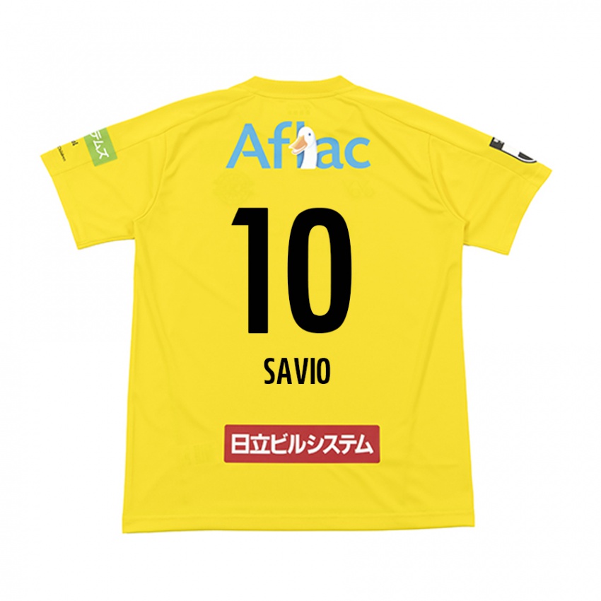 Kinderen Matheus Savio #10 Geel Zwart Thuisshirt Thuistenue 2024/25 T-Shirt