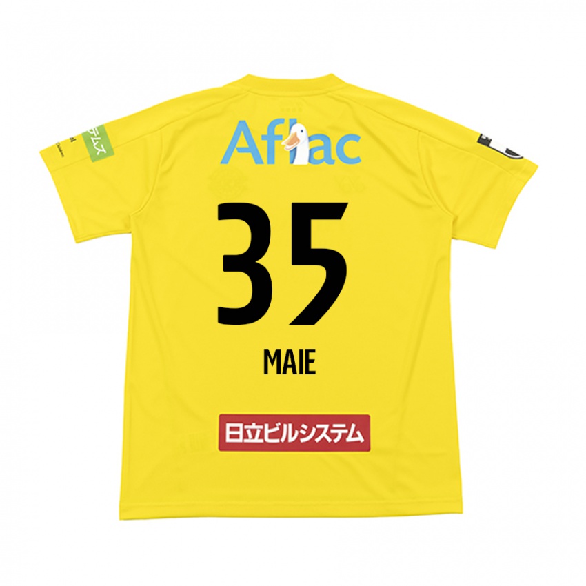 Kinderen Hidetaka Maie #35 Geel Zwart Thuisshirt Thuistenue 2024/25 T-Shirt