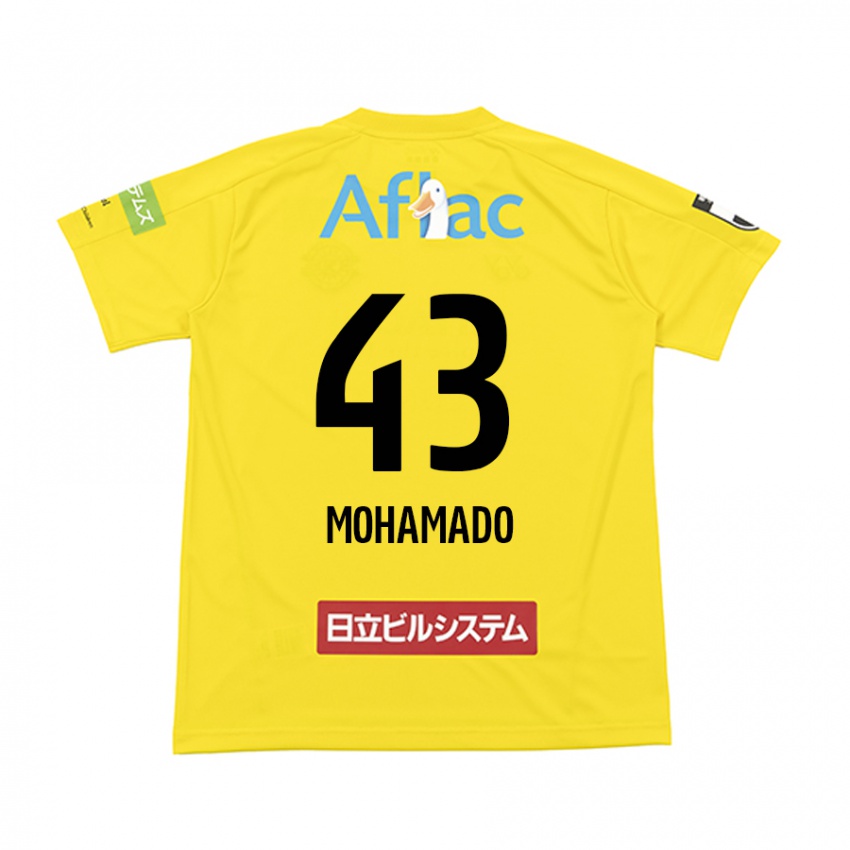 Kinderen Faruzansana Mohamado #43 Geel Zwart Thuisshirt Thuistenue 2024/25 T-Shirt