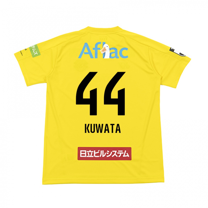 Kinderen Taisei Kuwata #44 Geel Zwart Thuisshirt Thuistenue 2024/25 T-Shirt