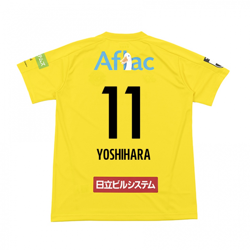 Kinderen Futo Yoshihara #11 Geel Zwart Thuisshirt Thuistenue 2024/25 T-Shirt