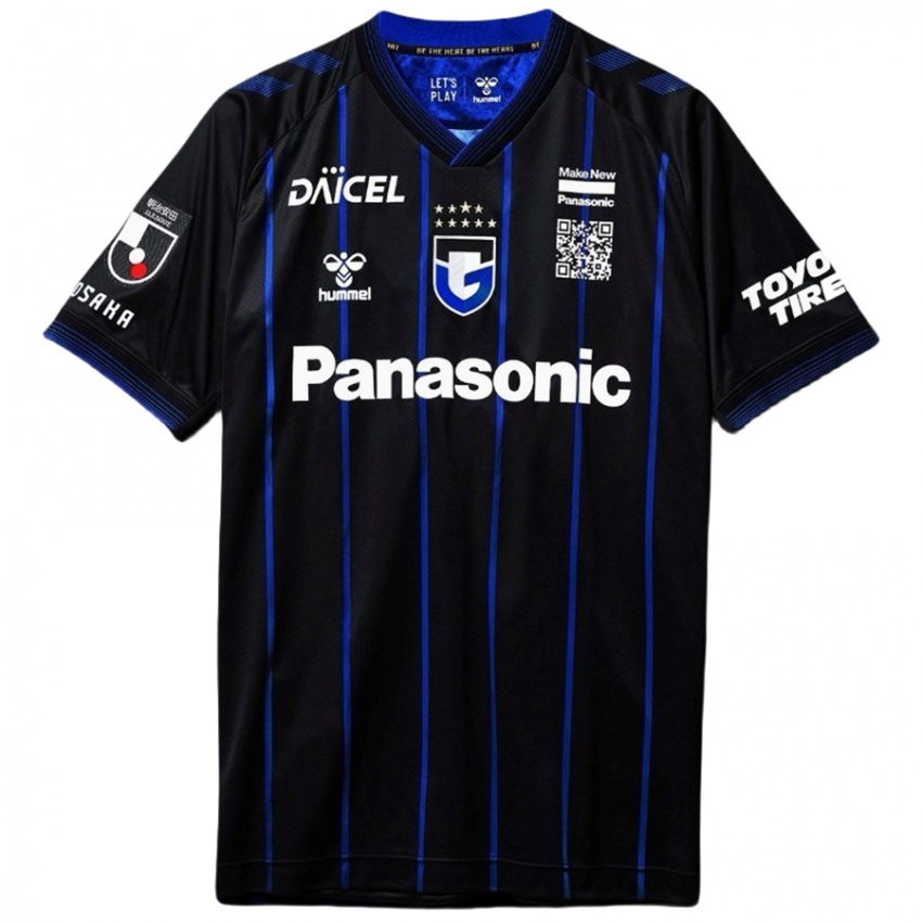 Kinderen Shinya Nakano #33 Zwart Blauw Thuisshirt Thuistenue 2024/25 T-Shirt